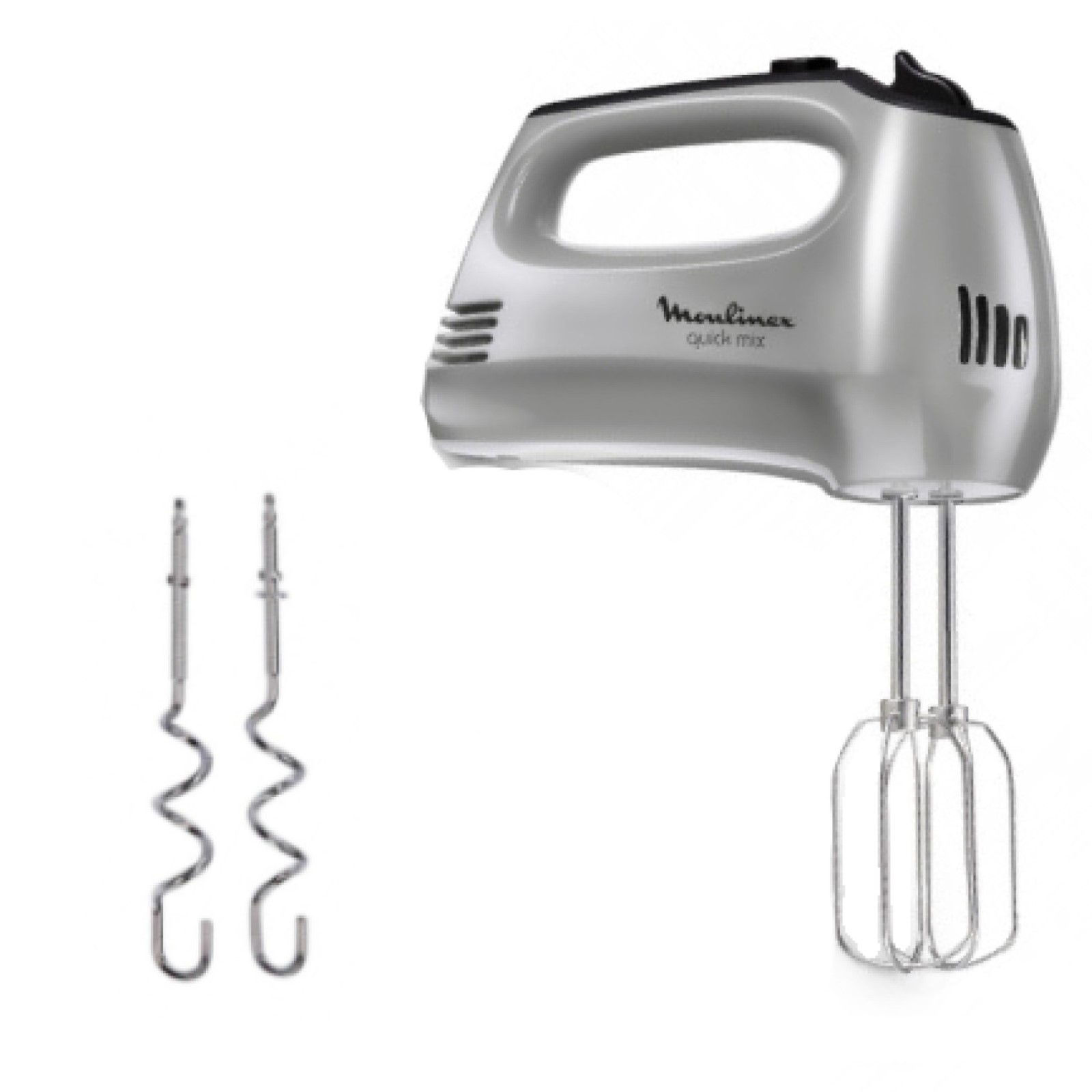 Изображение товара Миксер ручной MOULINEX HM310E10 300 Вт 5 скоростей серебристый
