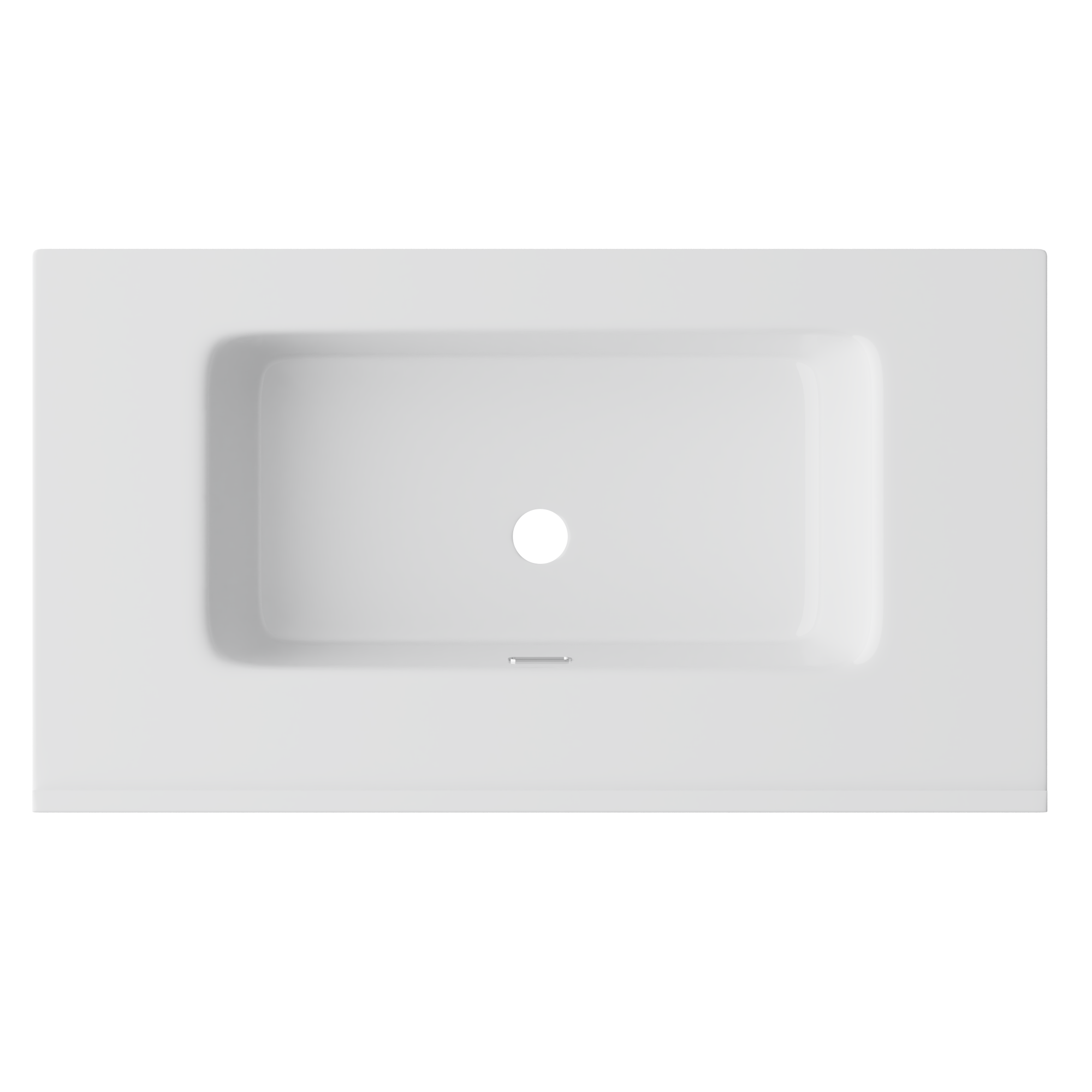 Изображение товара Раковина AM.PM для тумбы Struktura 80 см белая с переливом