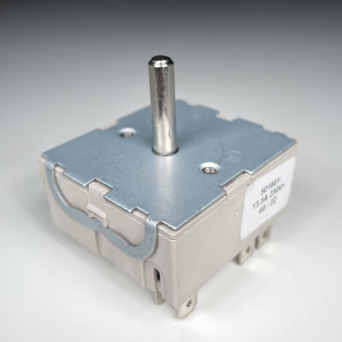 Изображение товара Переключатель мощности однозонной конфорки Kuche Asp 005 Is 101-000 металл цвет серый/серебристый