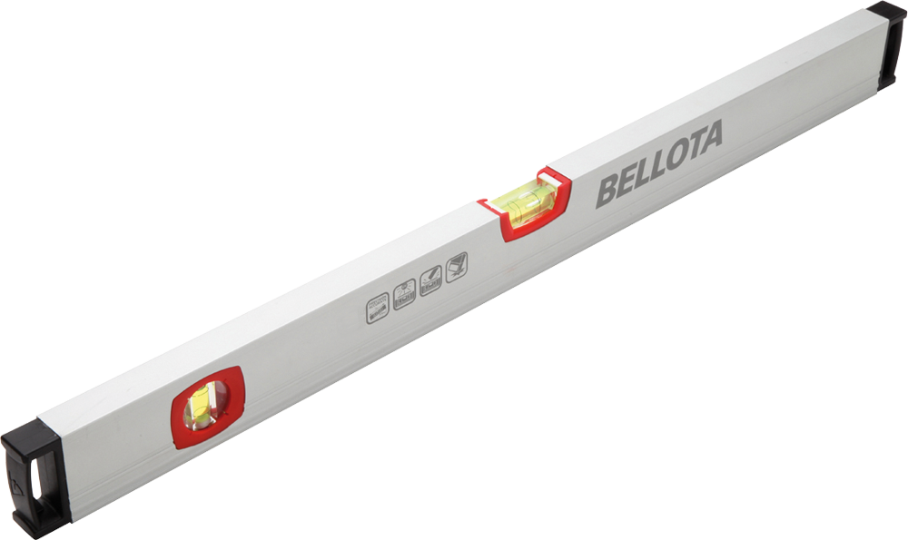 Изображение товара Уровень пузырьковый Bellota 50101-200 2 глазка 2000 мм профессиональный