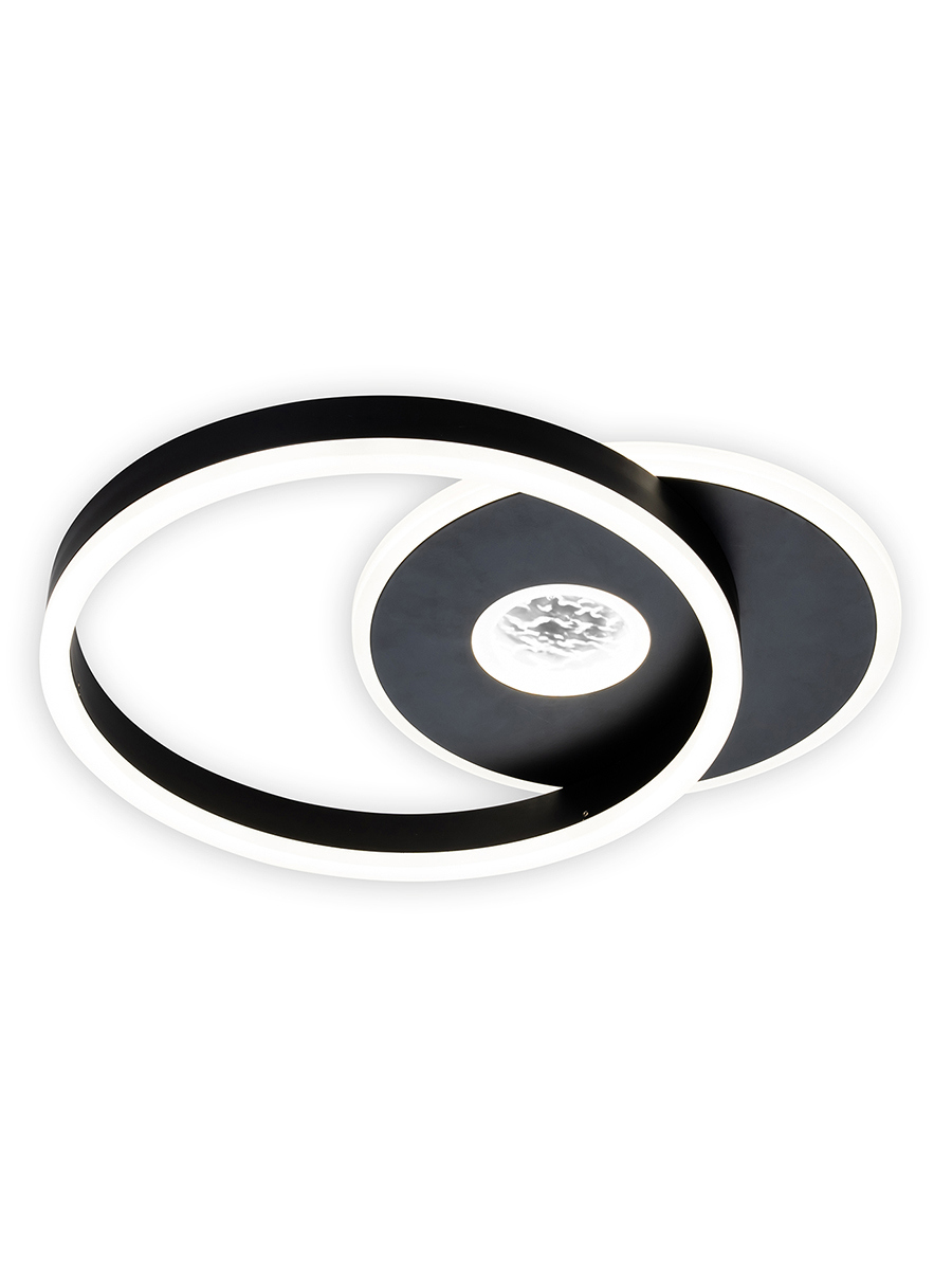 Изображение товара Люстра потолочная светодиодная Escada 10234/1led черная с пультом управления