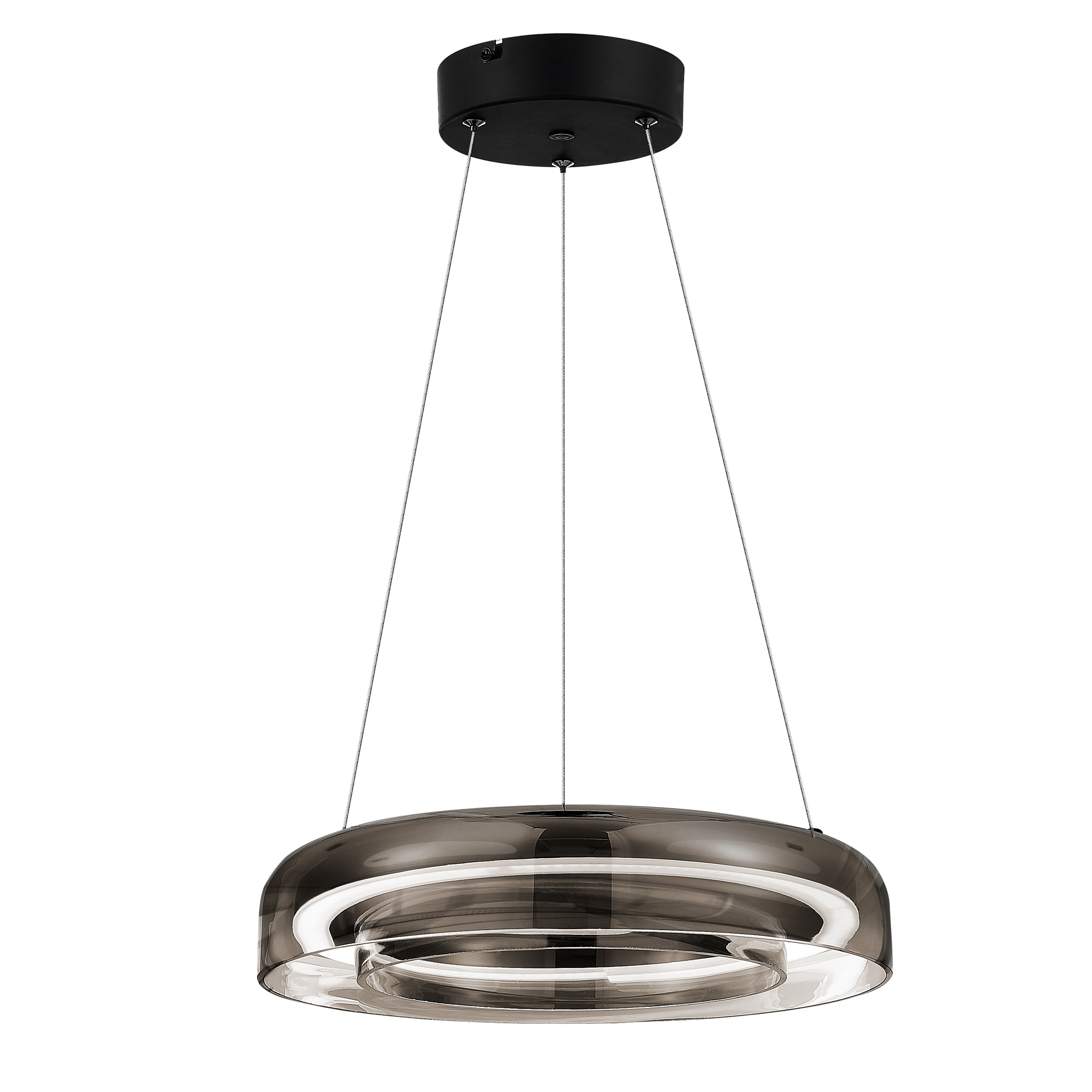 Изображение товара Светильник подвесной светодиодный ST Luce Foray Sl6019.323.01 6 м² теплый белый (желтый) свет цвет черный