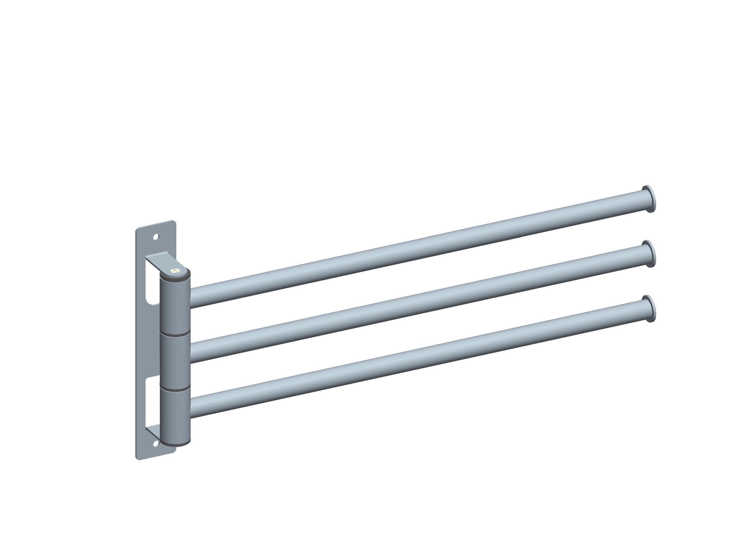 Изображение товара Держатель для полотенец Swensa Arny SWR-9500-12 тройной цвет сатин