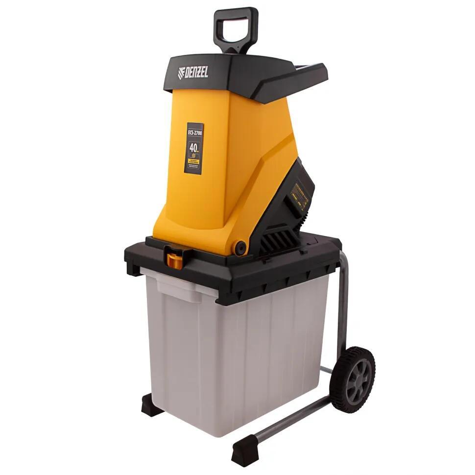 Изображение товара Электрический измельчитель садовый Denzel ECS-2700 2700 Вт, 40 мм