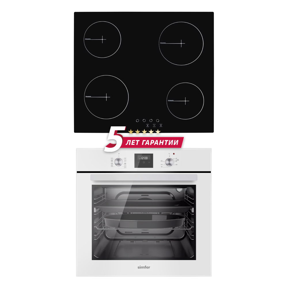 Изображение товара Комплект бытовой техники Simfer S68W070 цвет белый