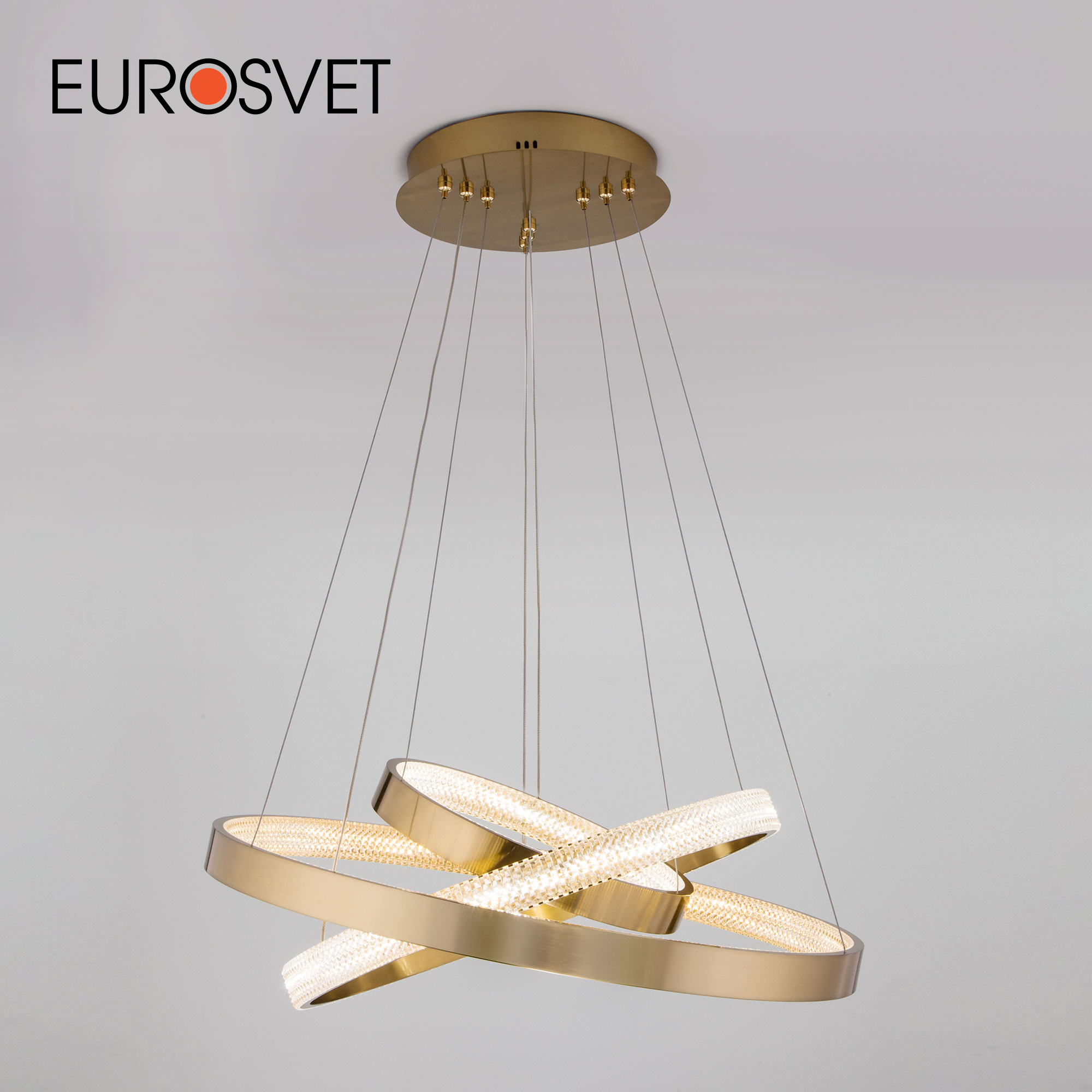 Изображение товара Умный подвесной светодиодный светильник EUROSVET 90276/3 Posh регулируемый