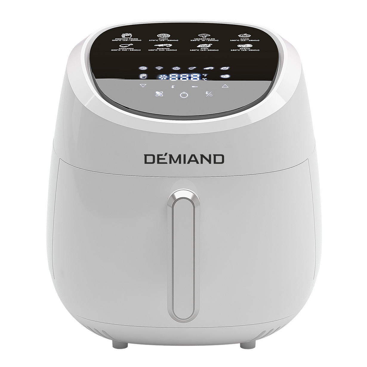 Изображение товара Мультиварка аэрогриль DEMIAND DK-1600/White 8 программ, объем 4.5 л
