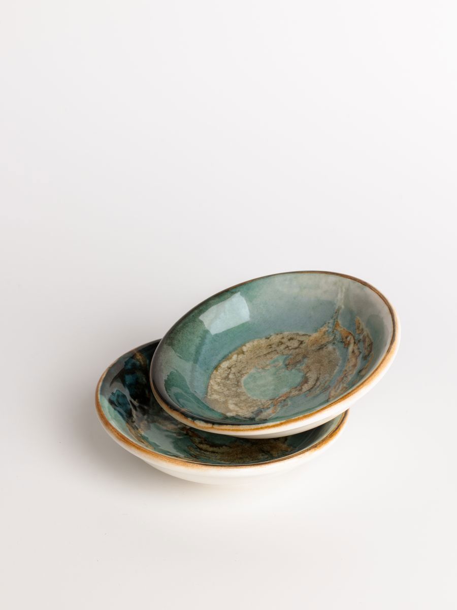 Изображение товара Набор соусников Futura Bonna 50 мл 2 шт фарфор синий Турция