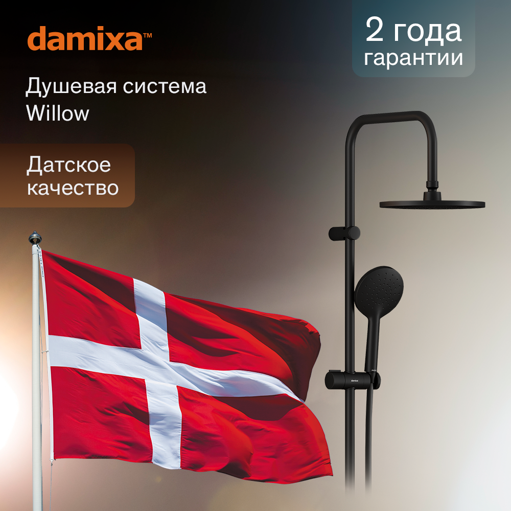 Душевая система Damixa Willow 921000300LM цвет черный матовый - 2