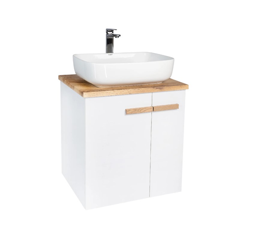 Изображение товара Тумба под раковину Viant Мюнхен VMUN60NBEL-T2STP подвесная