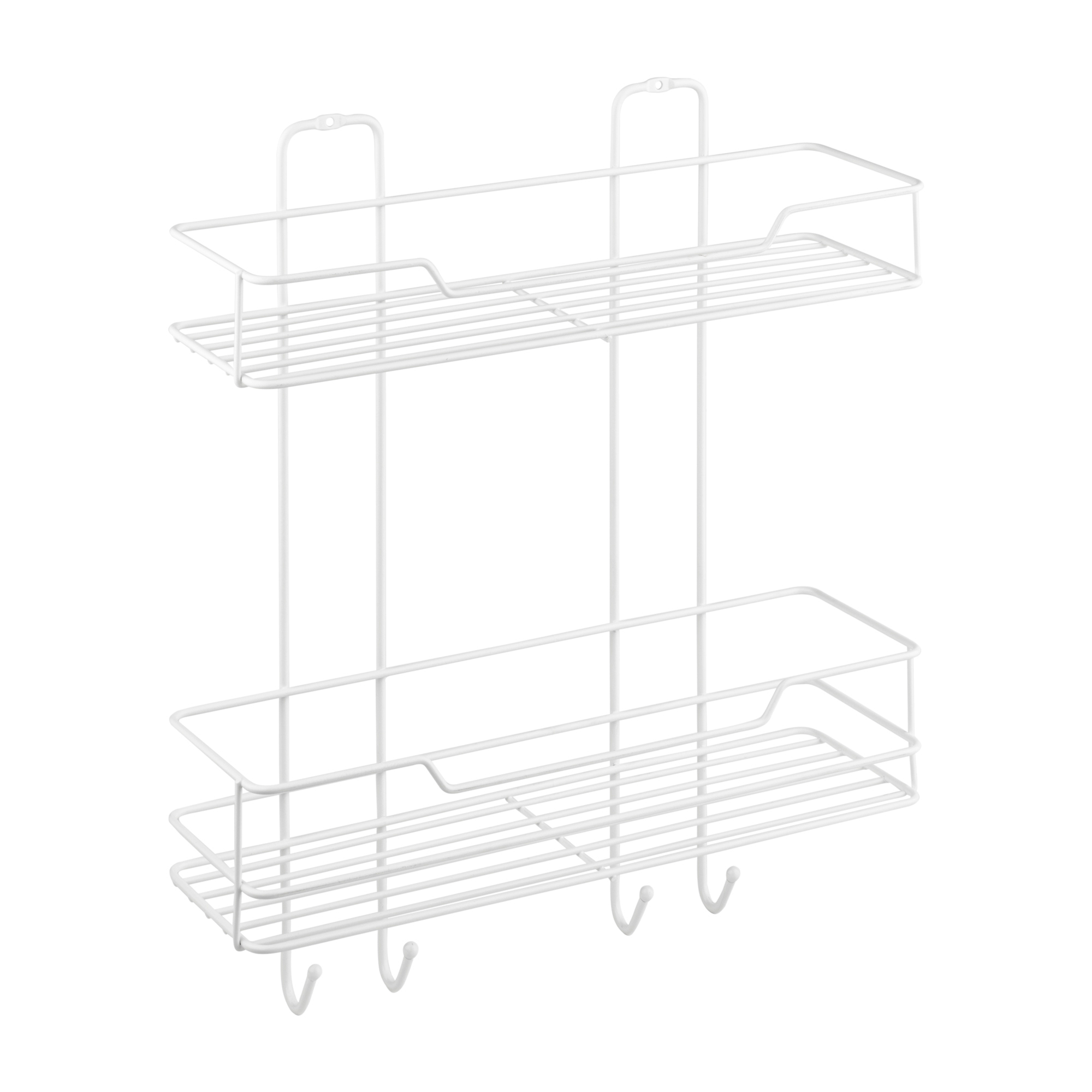 Изображение товара Полка для душа ЧМЗ Сканди 2 яруса цвет белый матовый