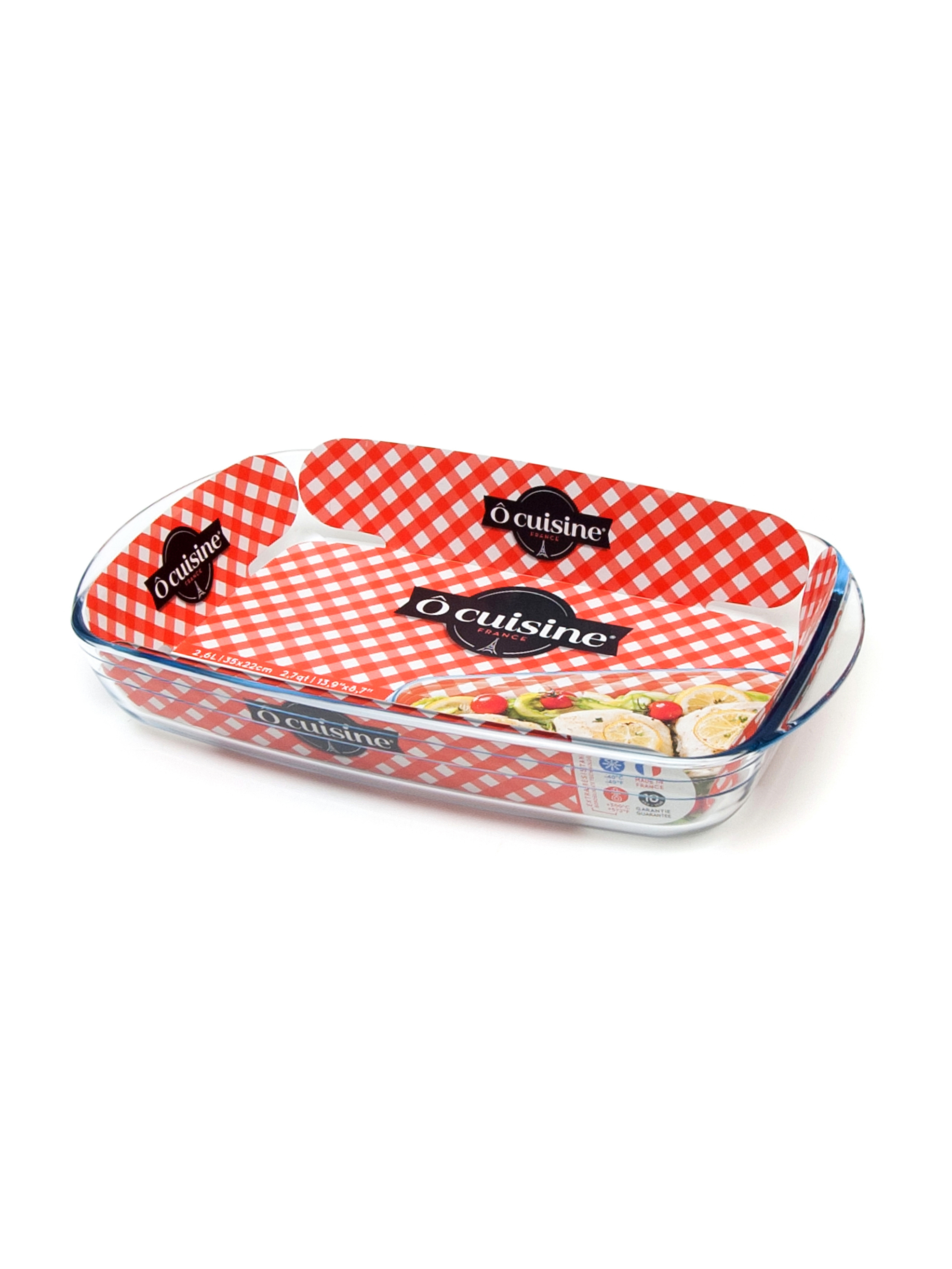Изображение товара Форма для запекания Pyrex прямоугольное 22x35 см стекло 1 шт цвет прозрачный