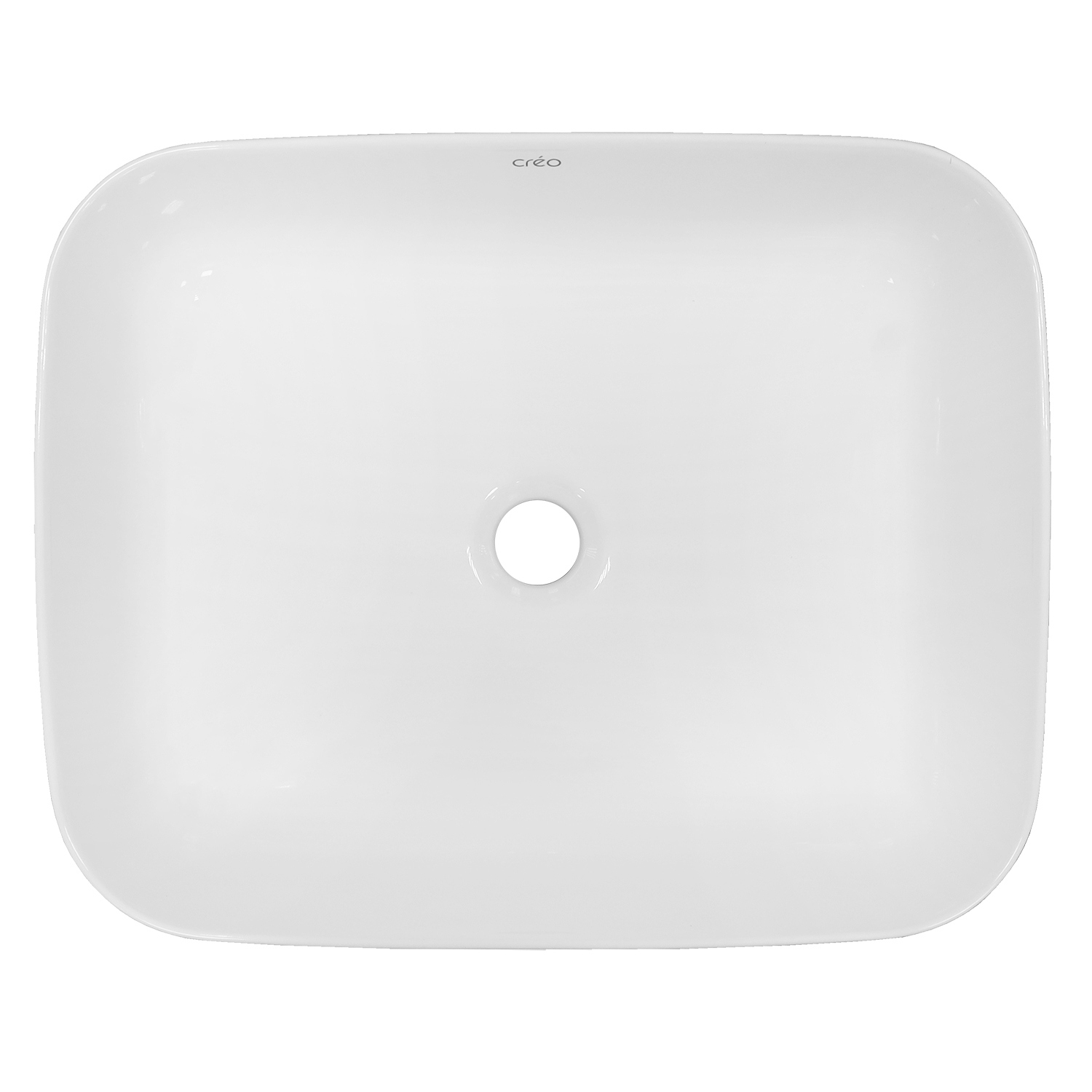 Изображение товара Раковина накладная Creo ceramique puima PU4200 50см цвет белый