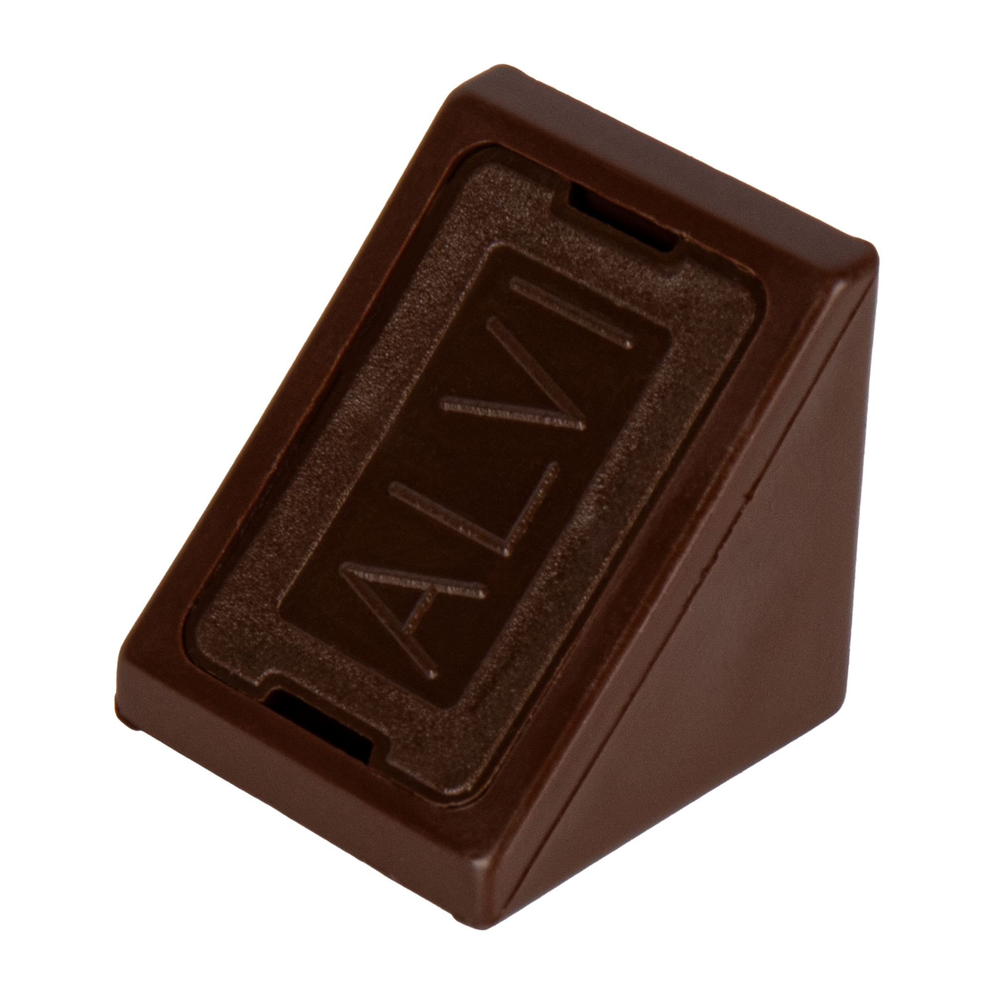 Комплект уголков мебельных 21x21 мм пластик цвет коричневый 6 шт.