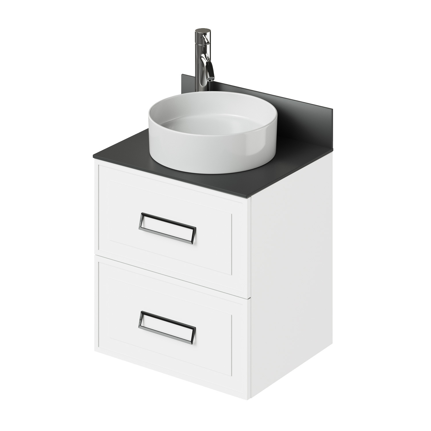 Изображение товара Подвесная тумба Итана Pino 60 для ванной комнаты белая матовая