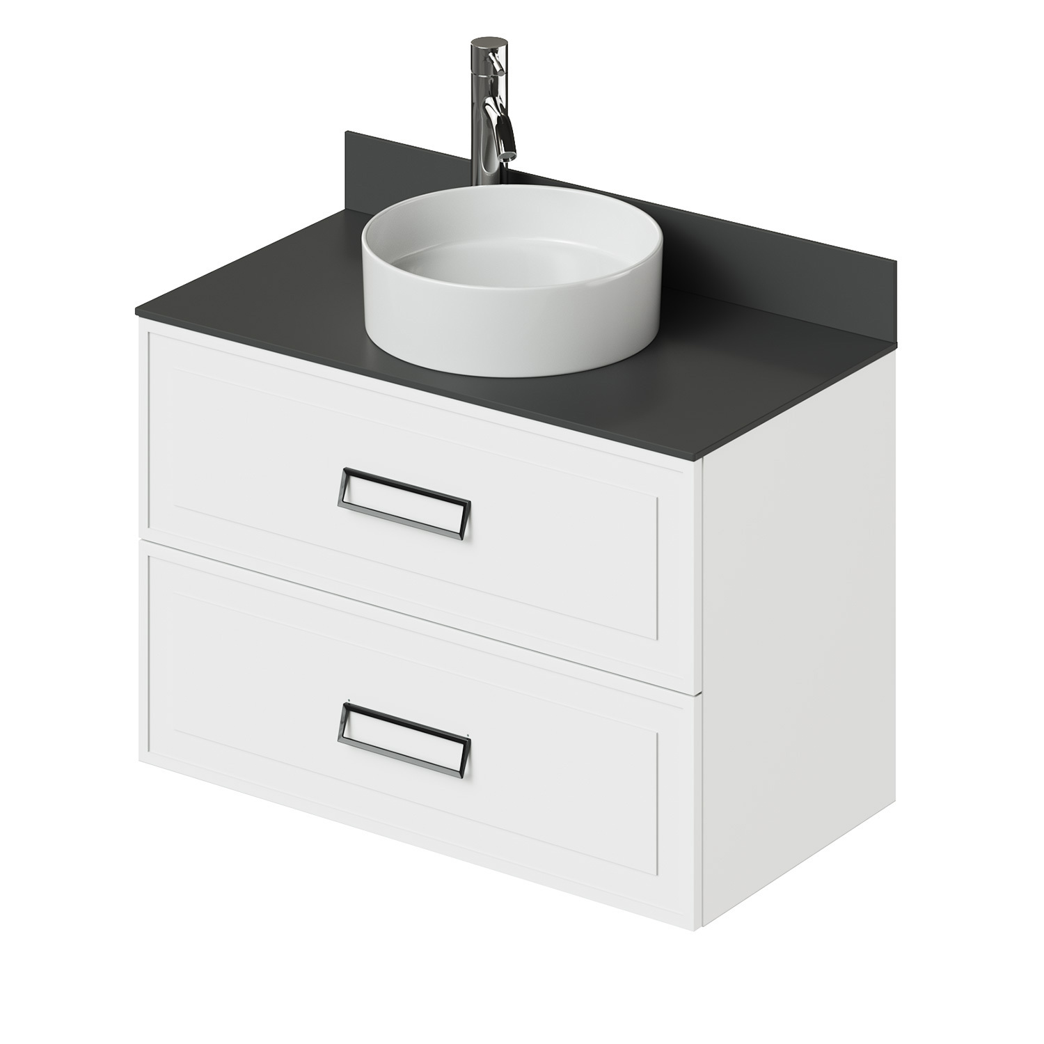 Изображение товара Подвесная тумба для ванной ИТАНА Pino 90 белый матовый 910х488х610 мм