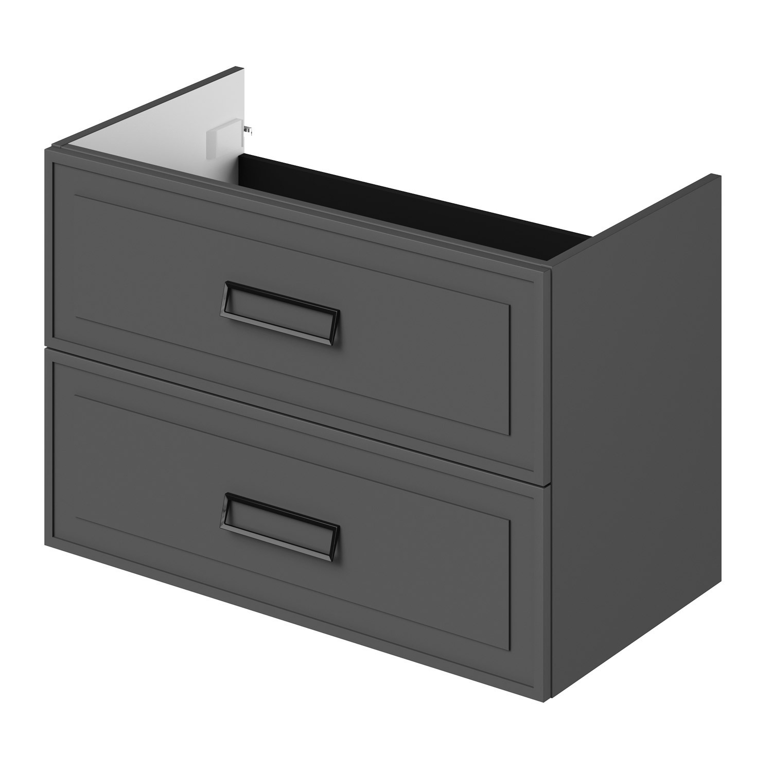 Изображение товара Тумба под раковину Итана Pino 90 901x480x600 — подвесная, серый