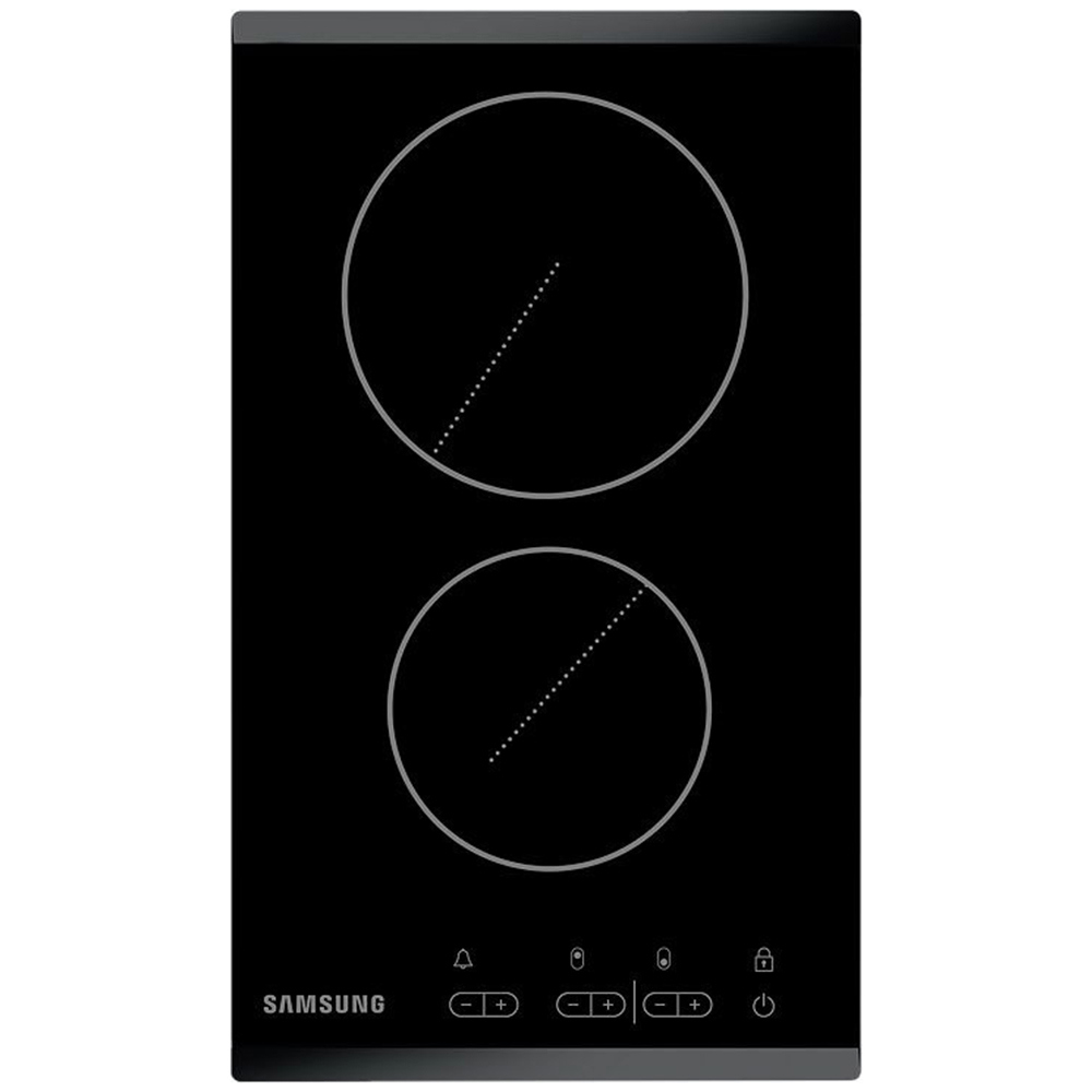 Изображение товара Сенсорная стеклокерамическая варочная панель Samsung NZ32R1506BK/WT 2 конфорки черная