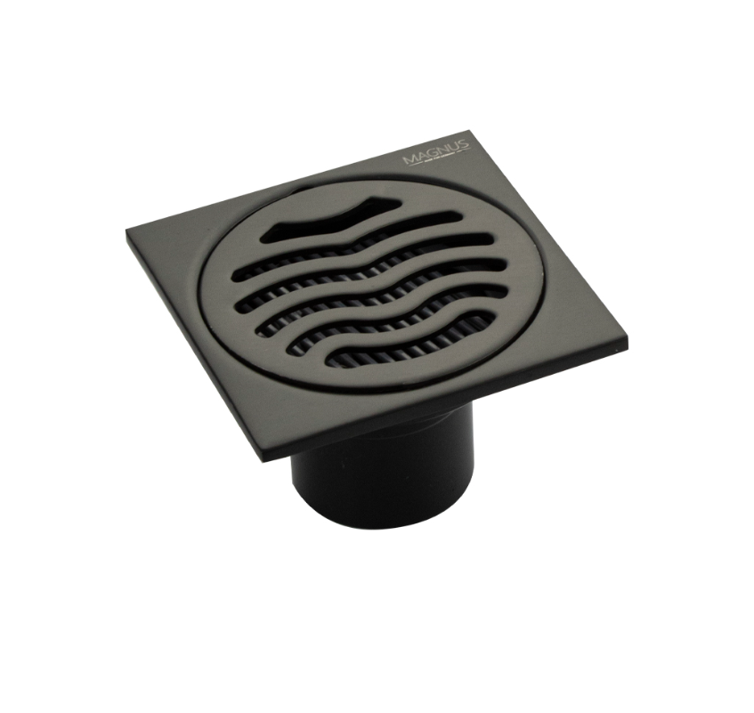 Изображение товара Душевой трап Magnus 1161 из нержавеющей стали с затвором и вертикальным сливом