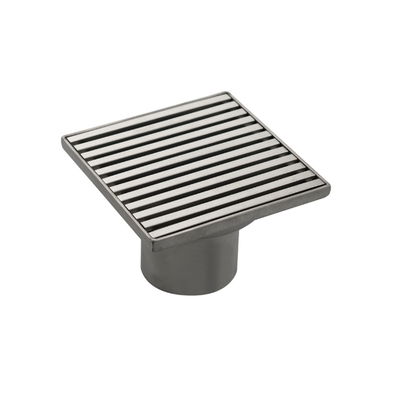 Изображение товара Душевой трап Magnus 1187 из нержавеющей стали 10x10 см с сухим затвором