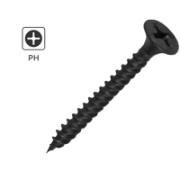Изображение товара Саморезы по металлу и гипсокартону потайные острые фосфатированные 3.5x35 3 кг
