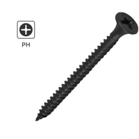 Изображение товара Саморезы по металлу и гипсокартону потайные острые фосфатированные 3.5x45 3 кг