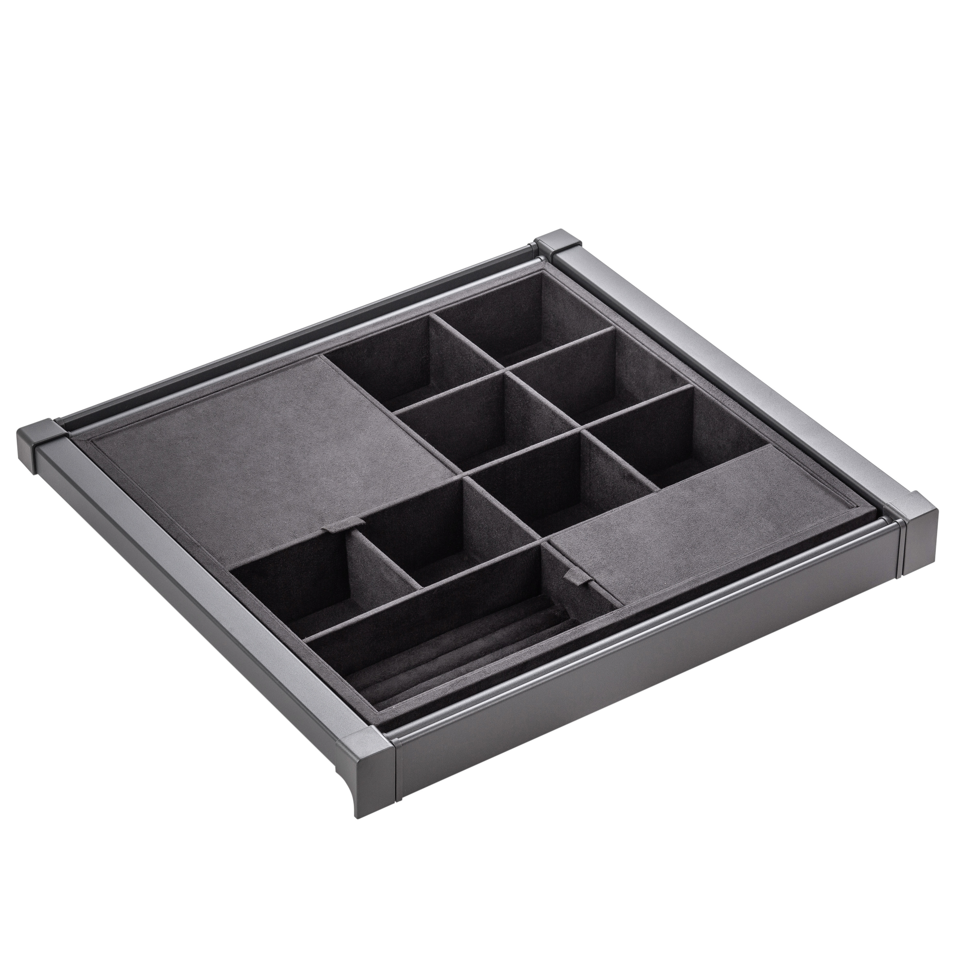 Изображение товара Корзина с органайзером GTV Elite WG-PRZEG90-60-A для шкафа 900 мм антрацит