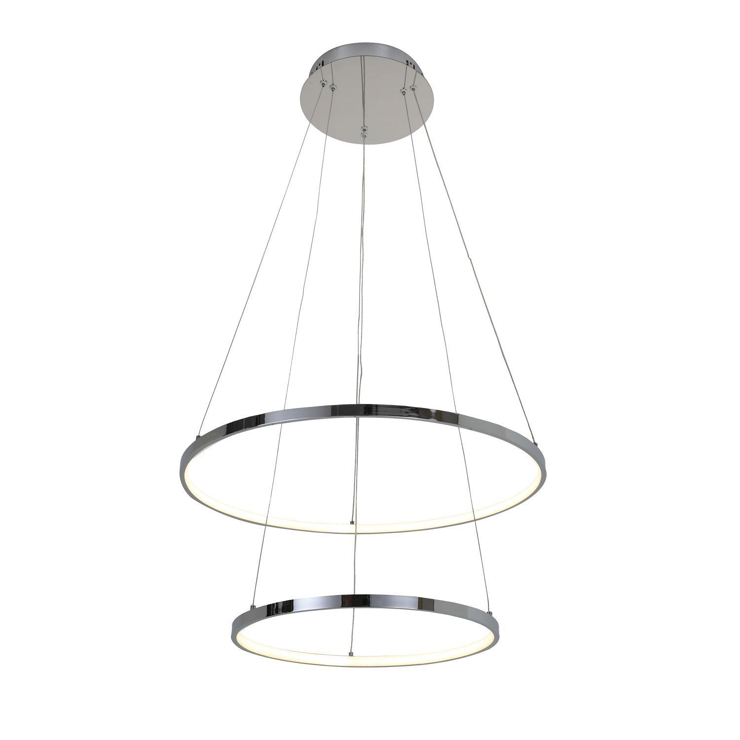 Изображение товара Подвесная светодиодная люстра Favourite 3296-10p для 12 м² современный стиль хром белый