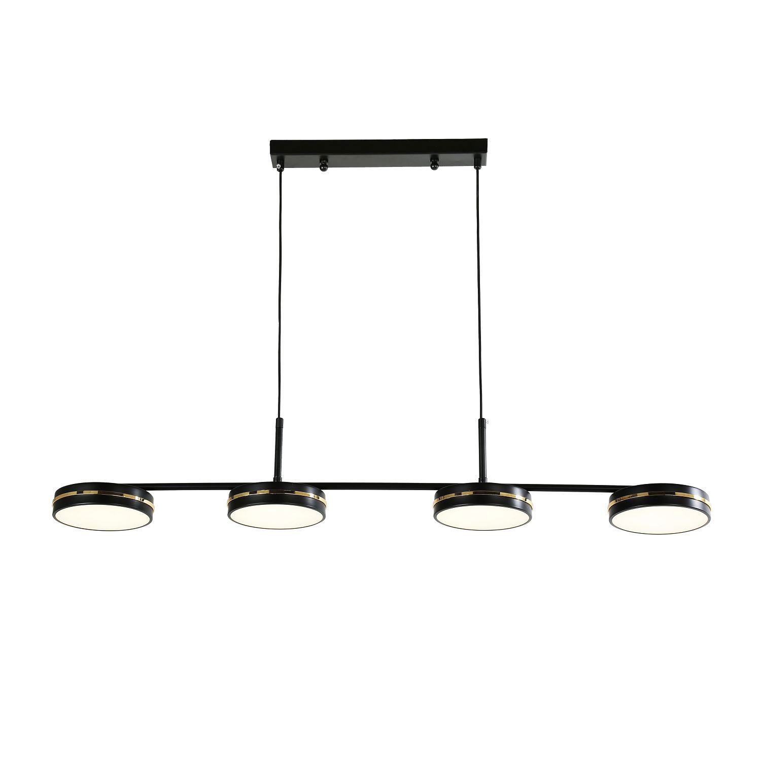 Изображение товара Подвесная светодиодная люстра Favourite 6033-4p стильная современная черная