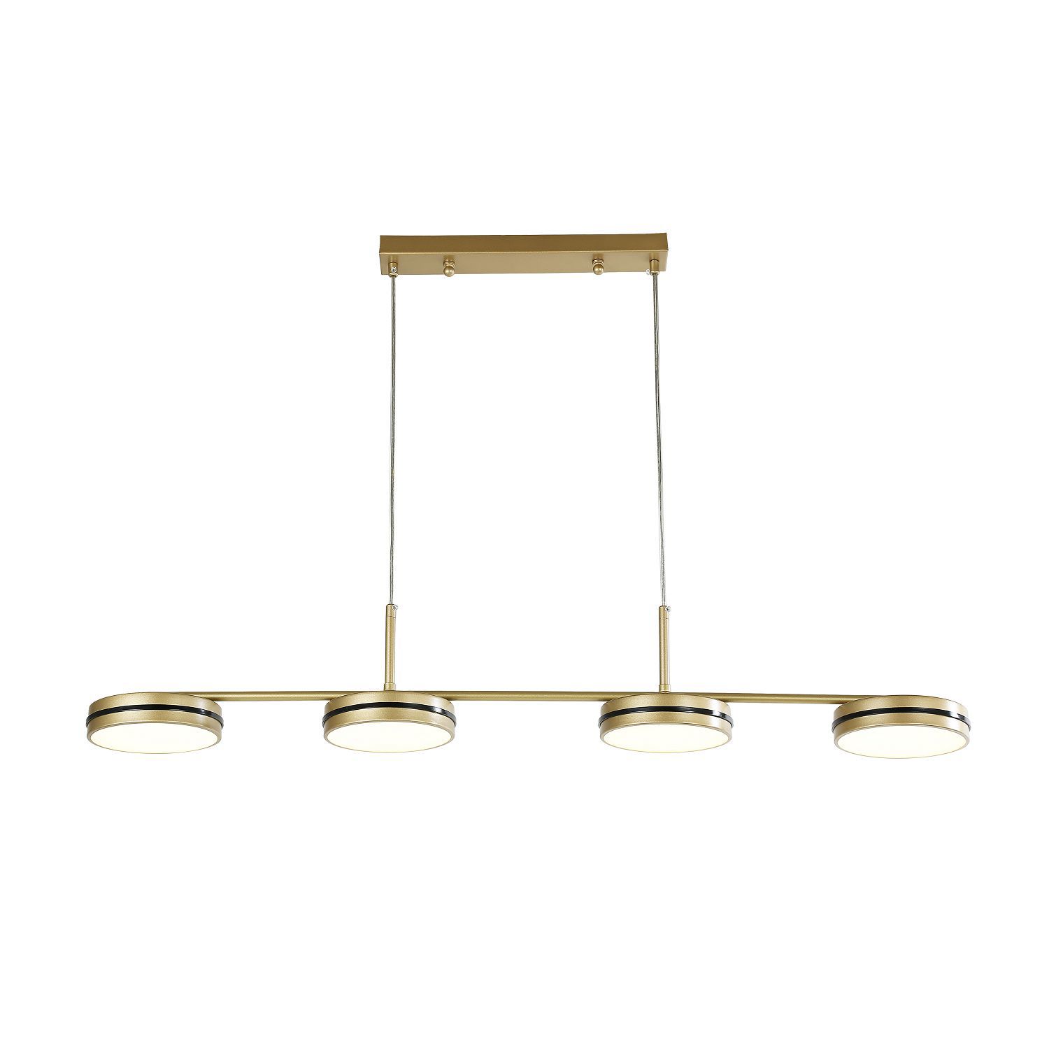 Изображение товара Подвесная светодиодная люстра Favourite 6034-4p современный дизайн черный