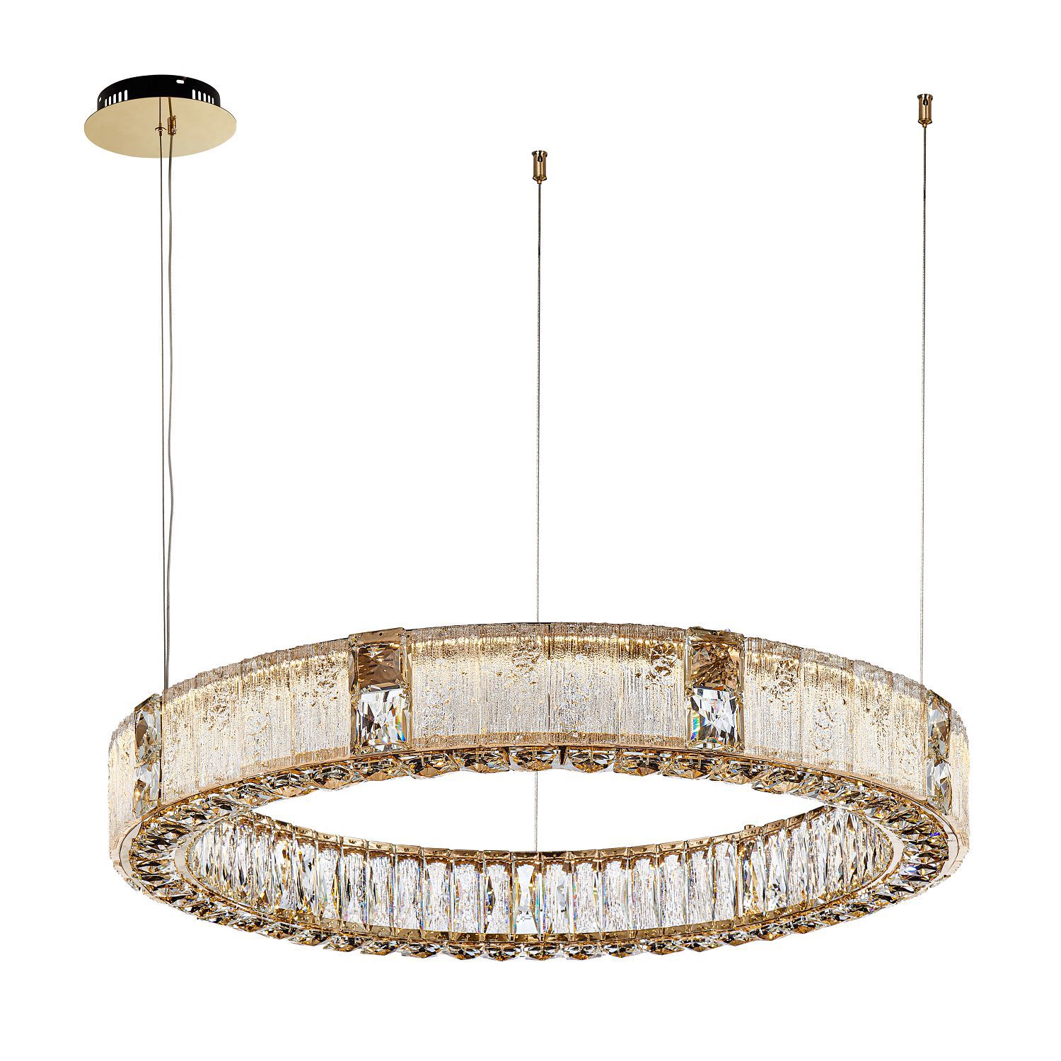 Изображение товара Люстра подвесная Favourite 6109-8p светодиод неоклассика для 8 м² серый