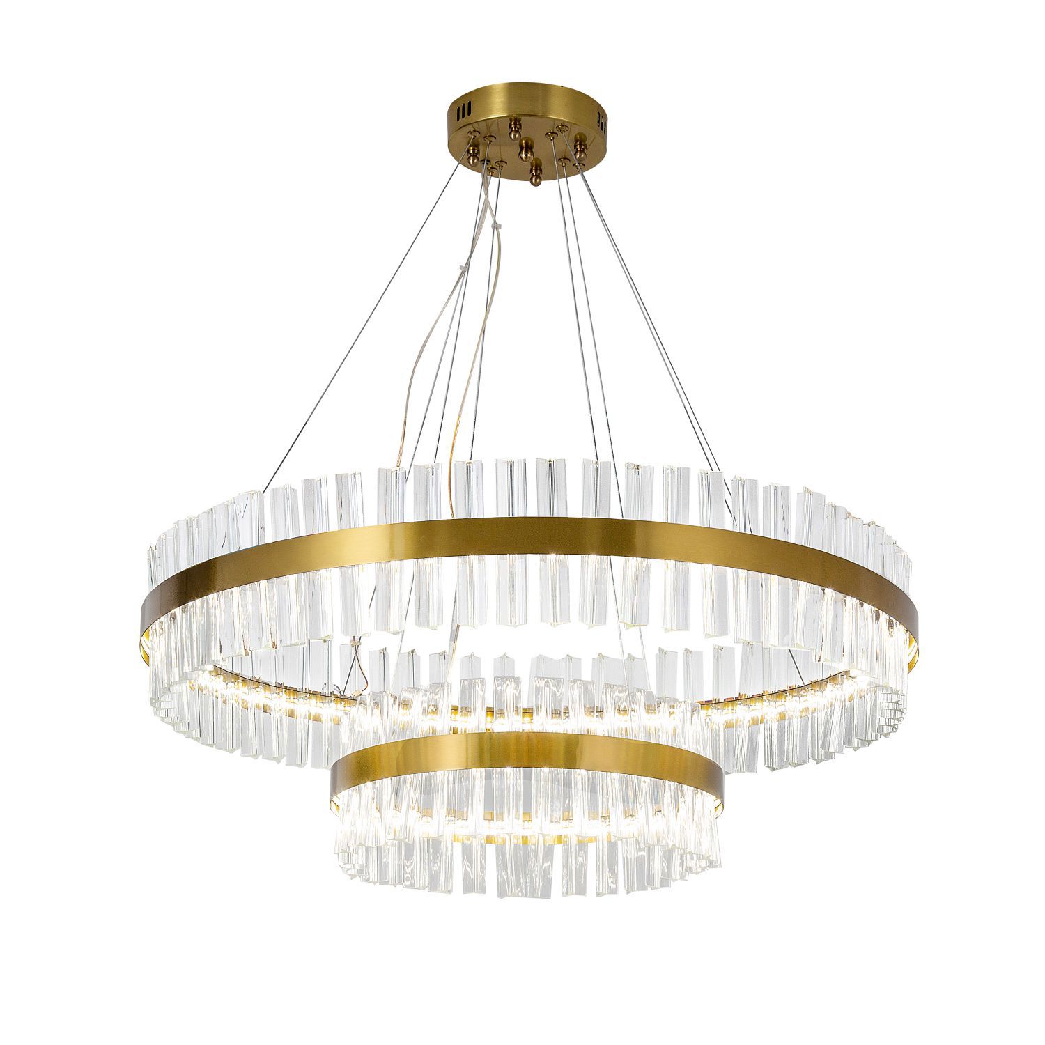 Изображение товара Подвесная светодиодная люстра Favourite 6024-12p для помещений до 25 м² высокая энергоэффективность