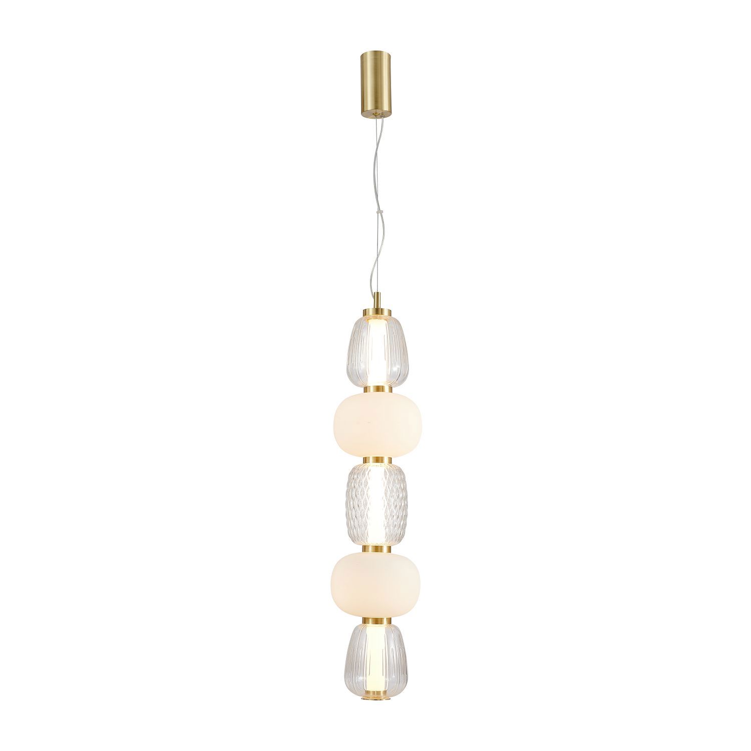 Изображение товара Современный подвесной светильник Favourite 6040-2p нейтральный белый золотой