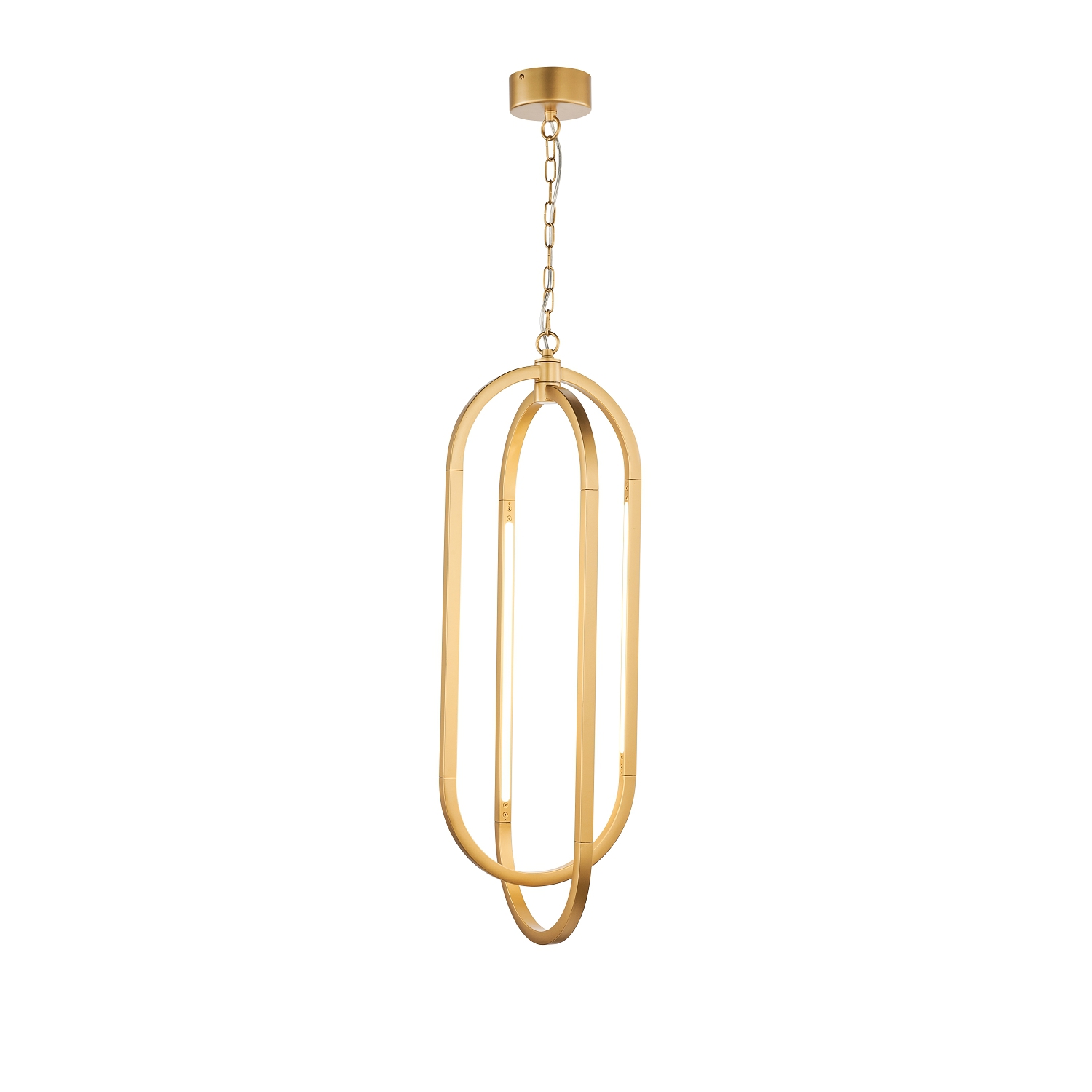 Изображение товара Светильник подвесной светодиодный Favourite 6124-4p 6124-4p нейтральный белый свет цвет золотой