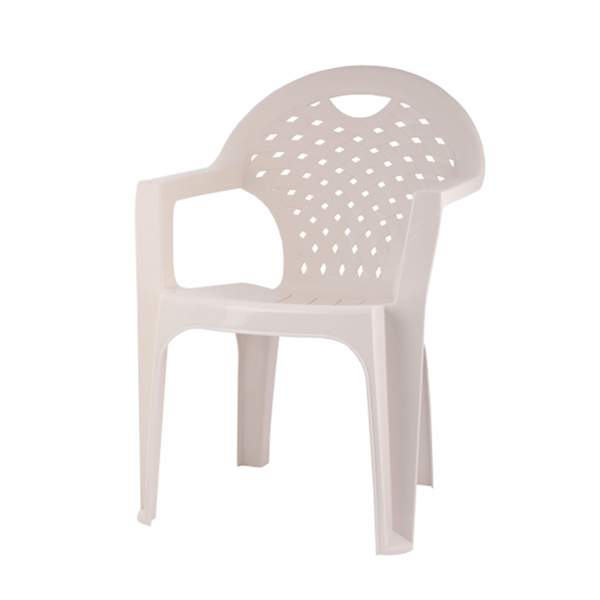 Изображение товара Садовое кресло Альтернатива 262686 из пластика, бежевый, Россия