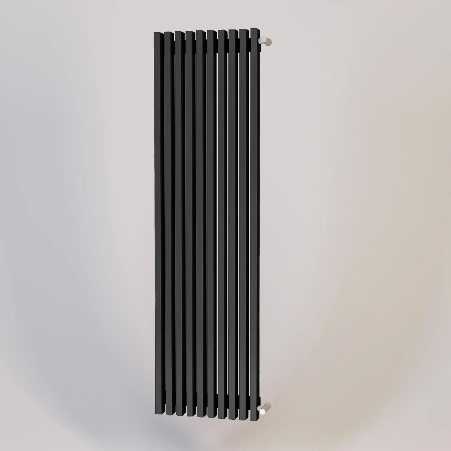 Изображение товара Радиатор трубчатый Orion Aqua V 1750 50/9 8 секций нижнее универсальное подключение сталь черный муар