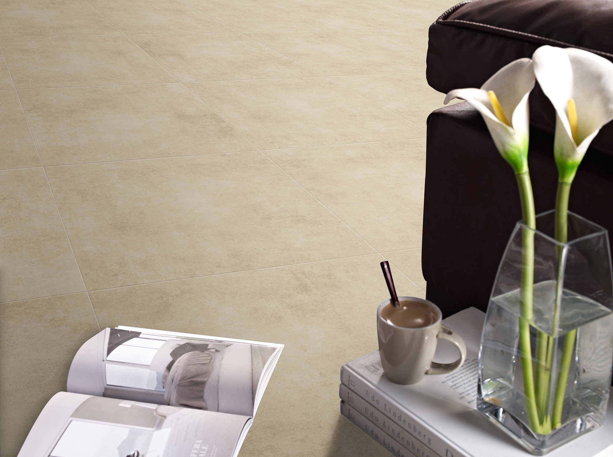 Изображение товара Керамогранит Global tile Stardust GT60600507MR_MSK 60x60см цвет светло-бежевый