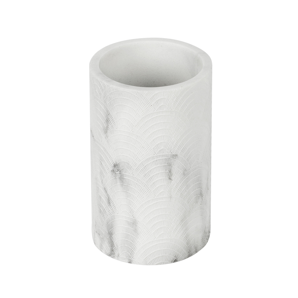 Изображение товара Стакан для зубных щёток Lemer Ardenne полирезин цвет белый/серый