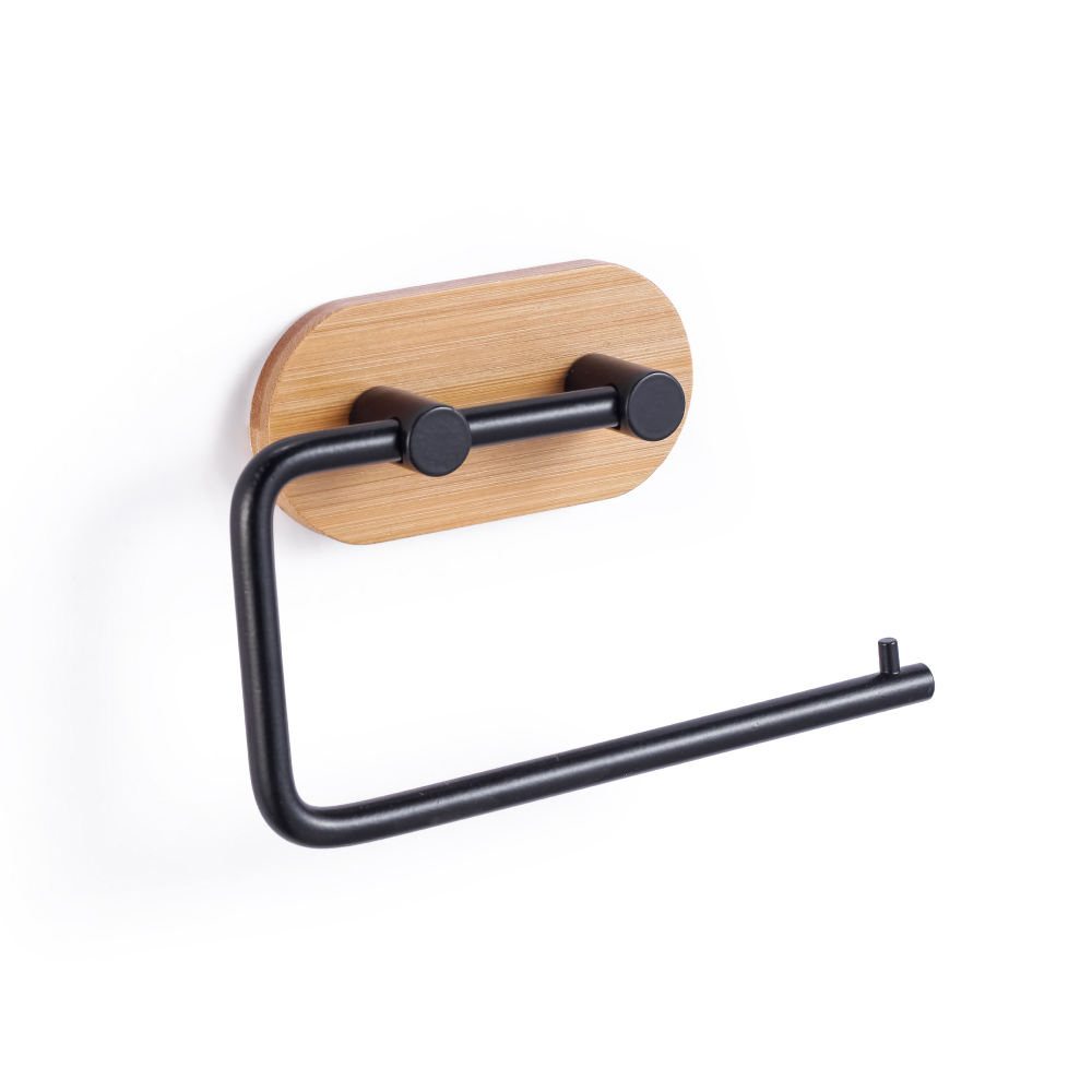 Изображение товара Держатель для туалетной бумаги Lemer Inn черный, стильный настенный аксессуар