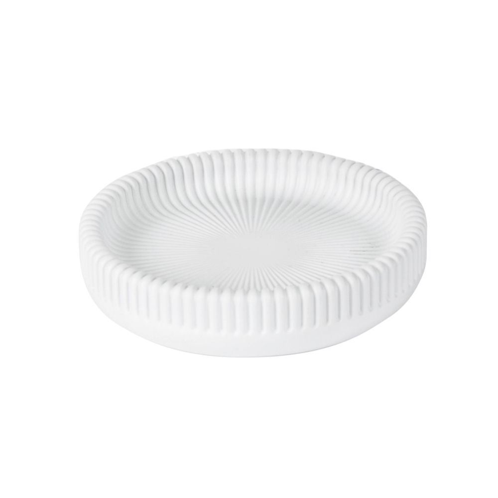 Изображение товара Мыльница Lemer Savona из полирезина белого цвета