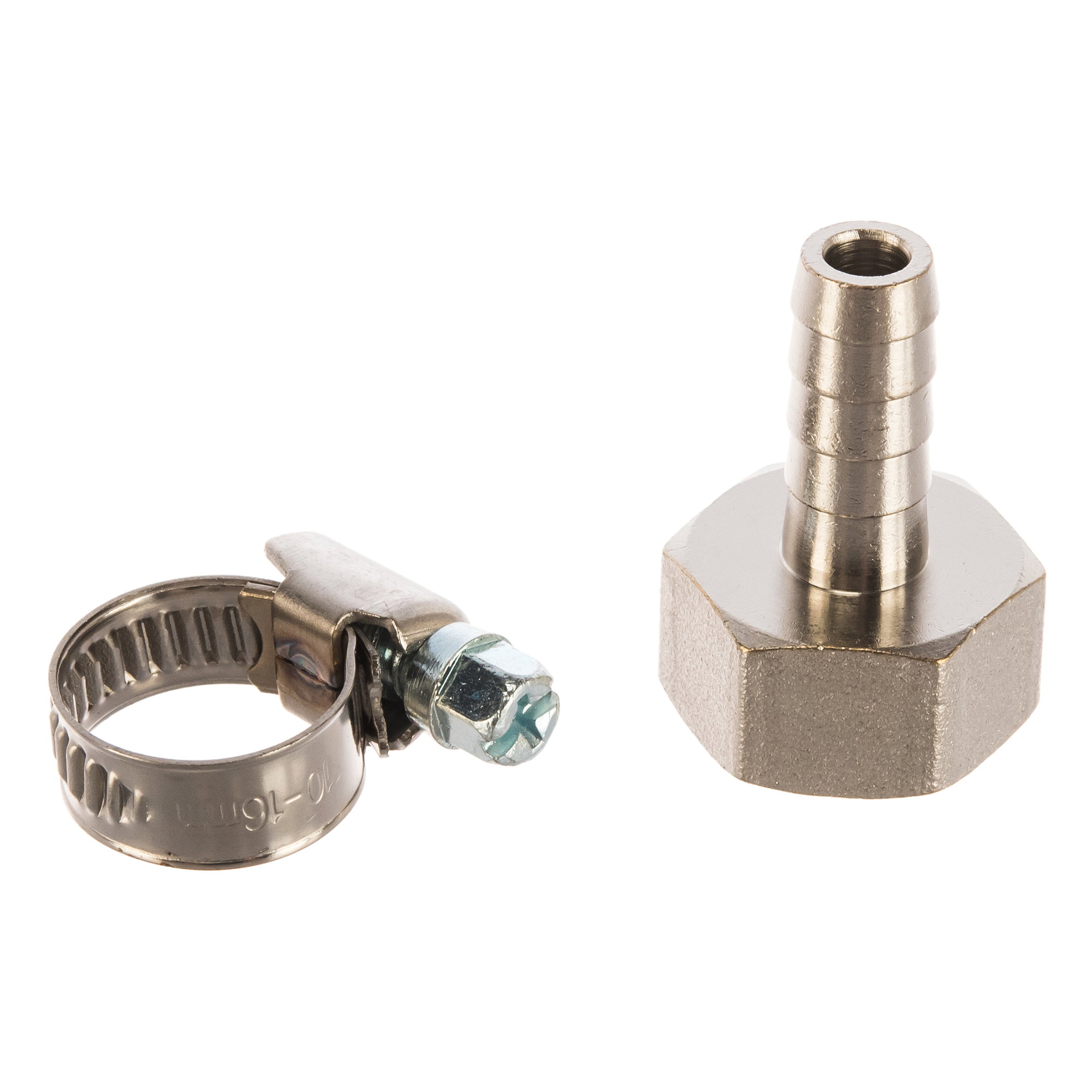 Штуцер газовый Vaxt для шланга ø1/2"х10 мм ВР латунь/сталь