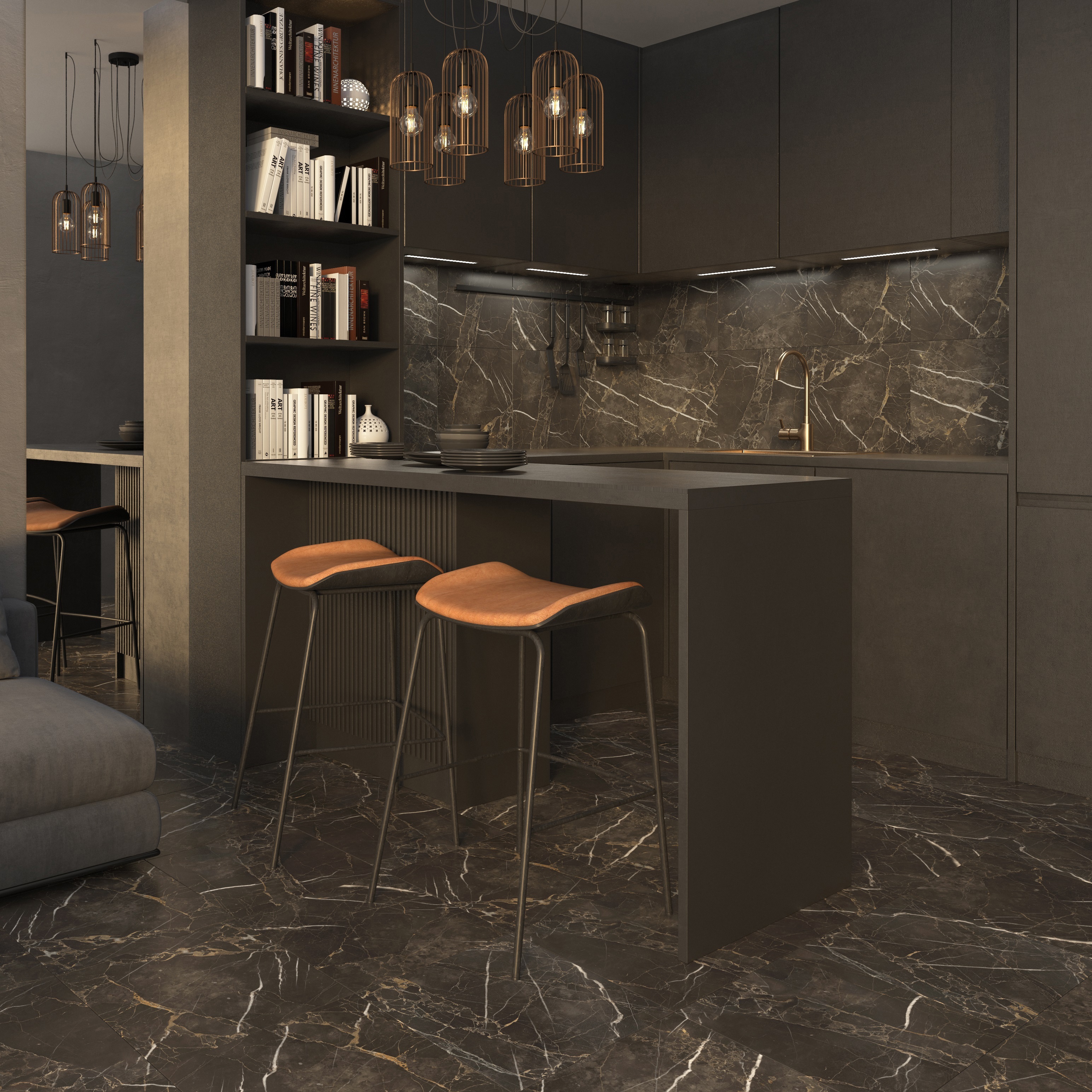 Изображение товара Керамогранит Корфу 40x40 см Шахтинская Плитка для интерьера и экстерьера