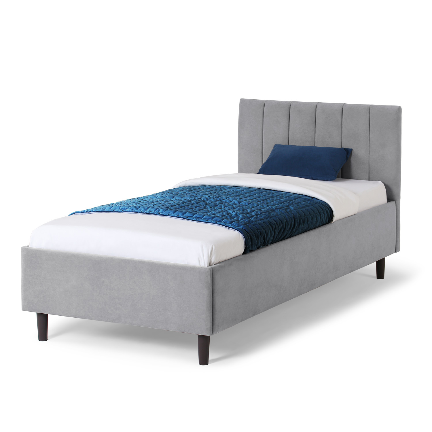 Изображение товара Односпальная ортопедическая кровать NRAVA Mirana 97x94x209 см серый