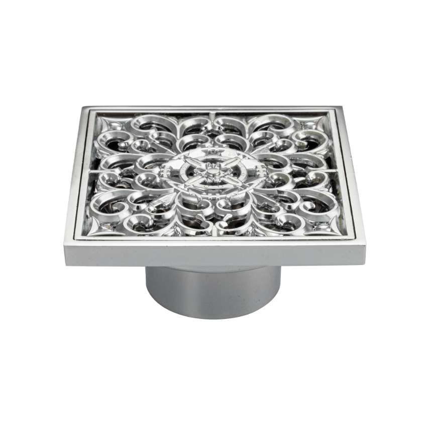 Изображение товара Душевой трап Санакс 00030 с сухим затвором, латунь, 50 мм Ø, 10x10 см