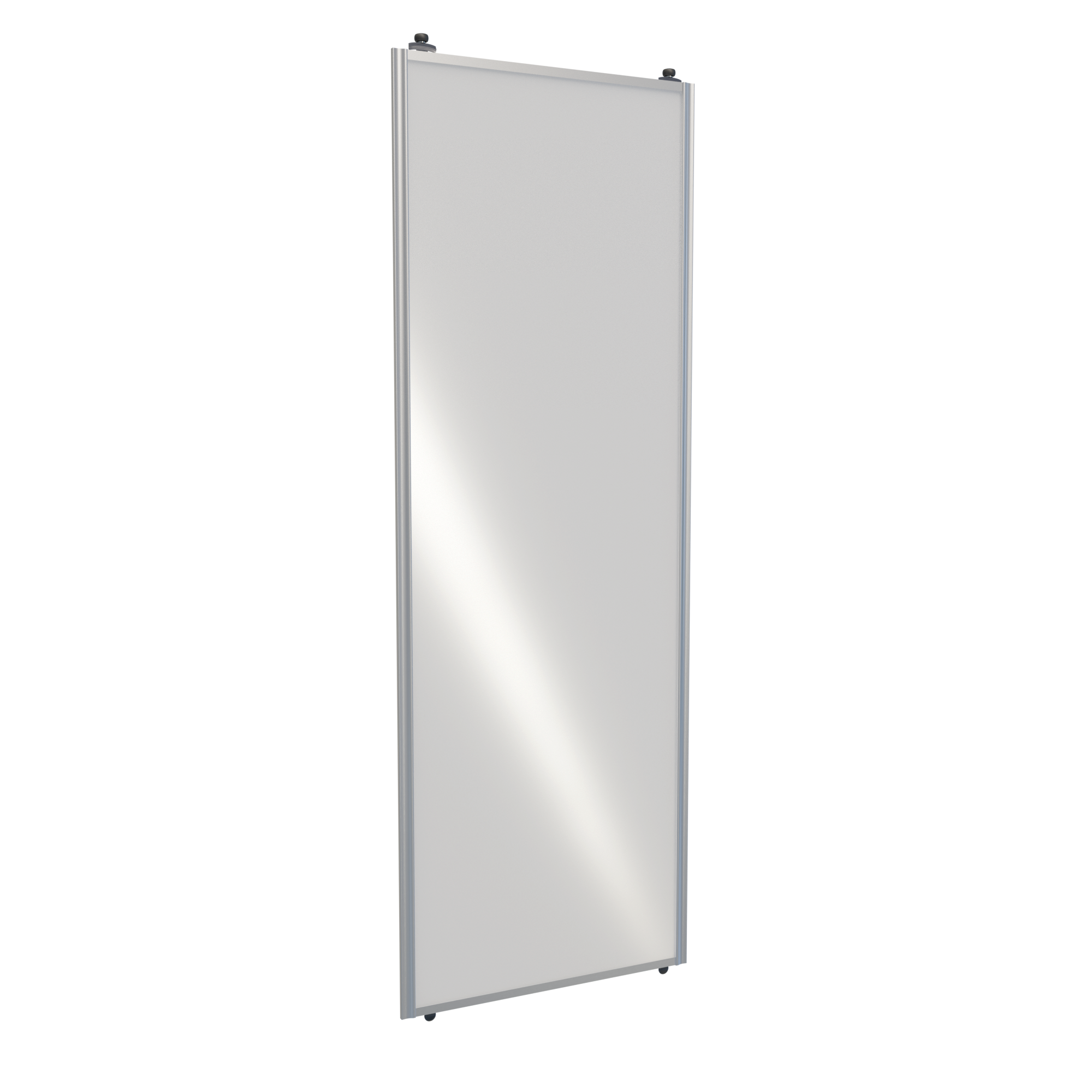 Изображение товара Дверь для шкафа-купе Найди DKL60/225.WS сталь Белый серебро раздвижная Россия