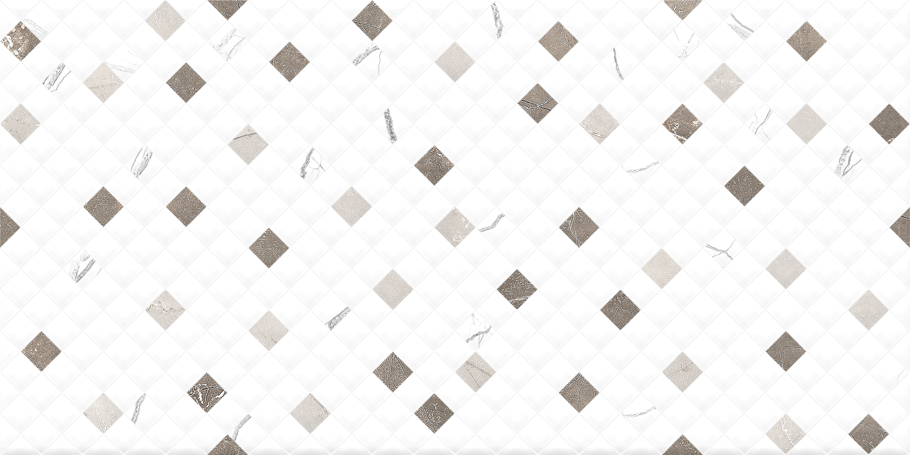 Изображение товара Настенная керамическая плитка Global Tile Siluet 25x50 см белая