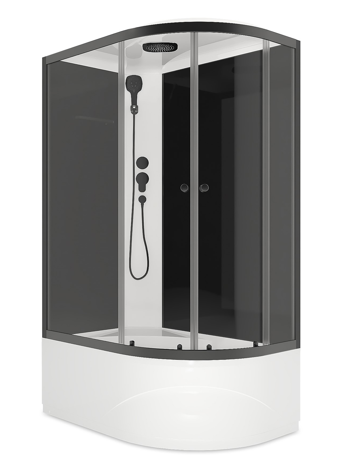 Изображение товара Душевая кабина Domani-Spa Delight Slim 128 с высоким поддоном 120x80 см