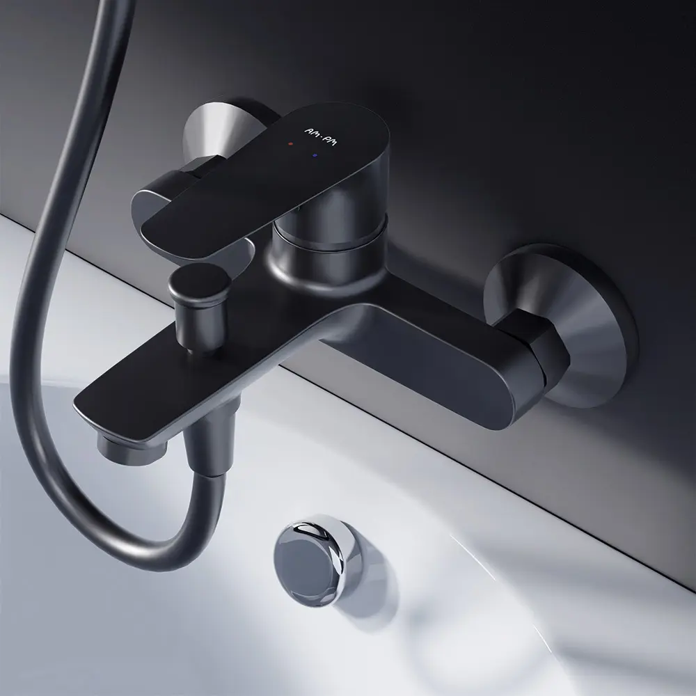Смеситель для ванны AM.PM Drive F9U1022 однорычажный цвет черный матовый - 6