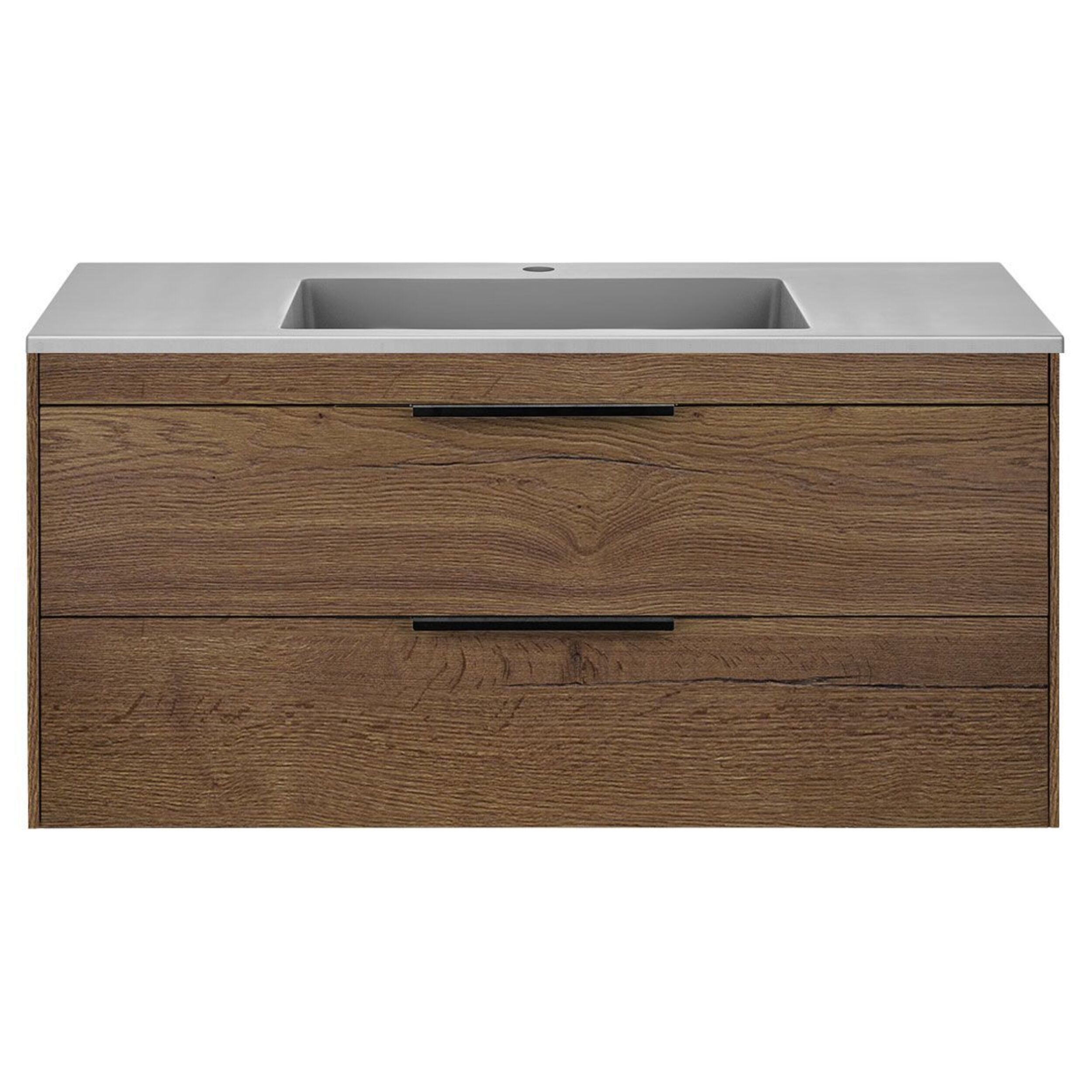 Изображение товара Тумба с раковиной из искусственного камня Vincea Чайра 2D T.Oak Grey 100см цвет дуб табак/серый Изображение товара Тумба с раковиной из искусственного камня Vincea Чайра 2D T.Oak Grey 100см цвет дуб табак/серый