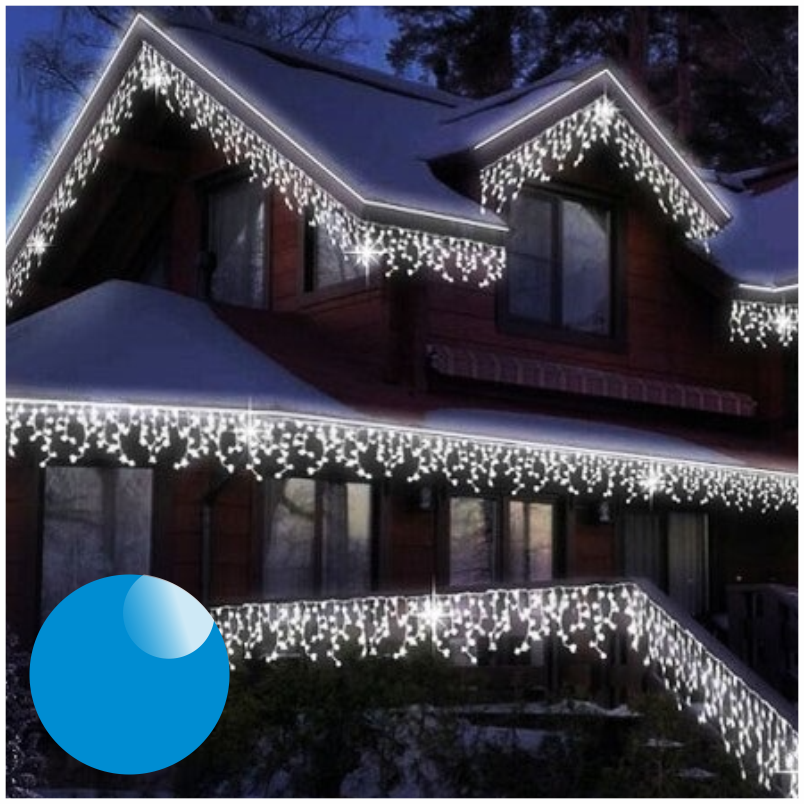 Изображение товара Гирлянда уличная бахрома Kurato 2024-05-3 5 м синий